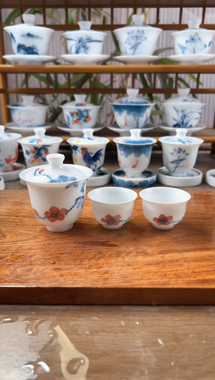 微瑕山茶花二才美人备+小美人杯2个