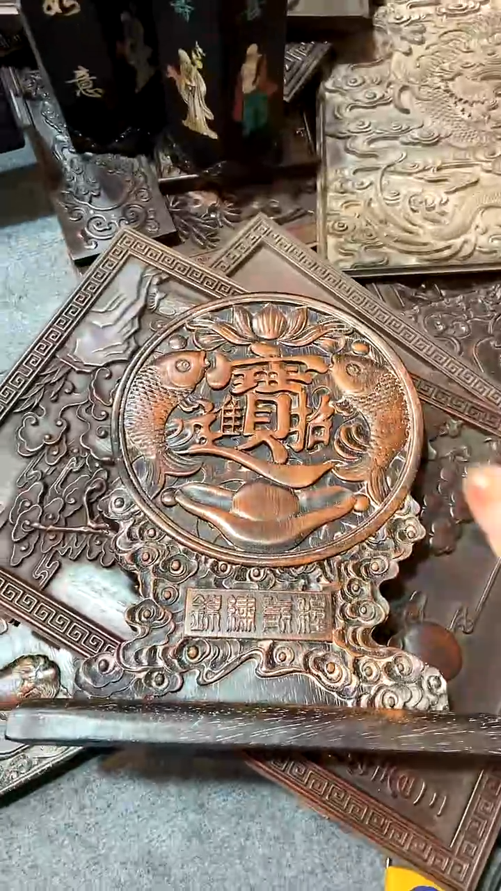【闪购商品】木紫檀雕刻一物一拍以直播间为准
