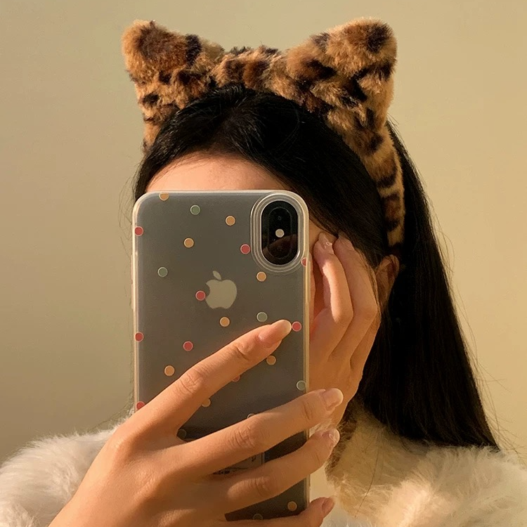 豹纹kitty 头箍头饰
