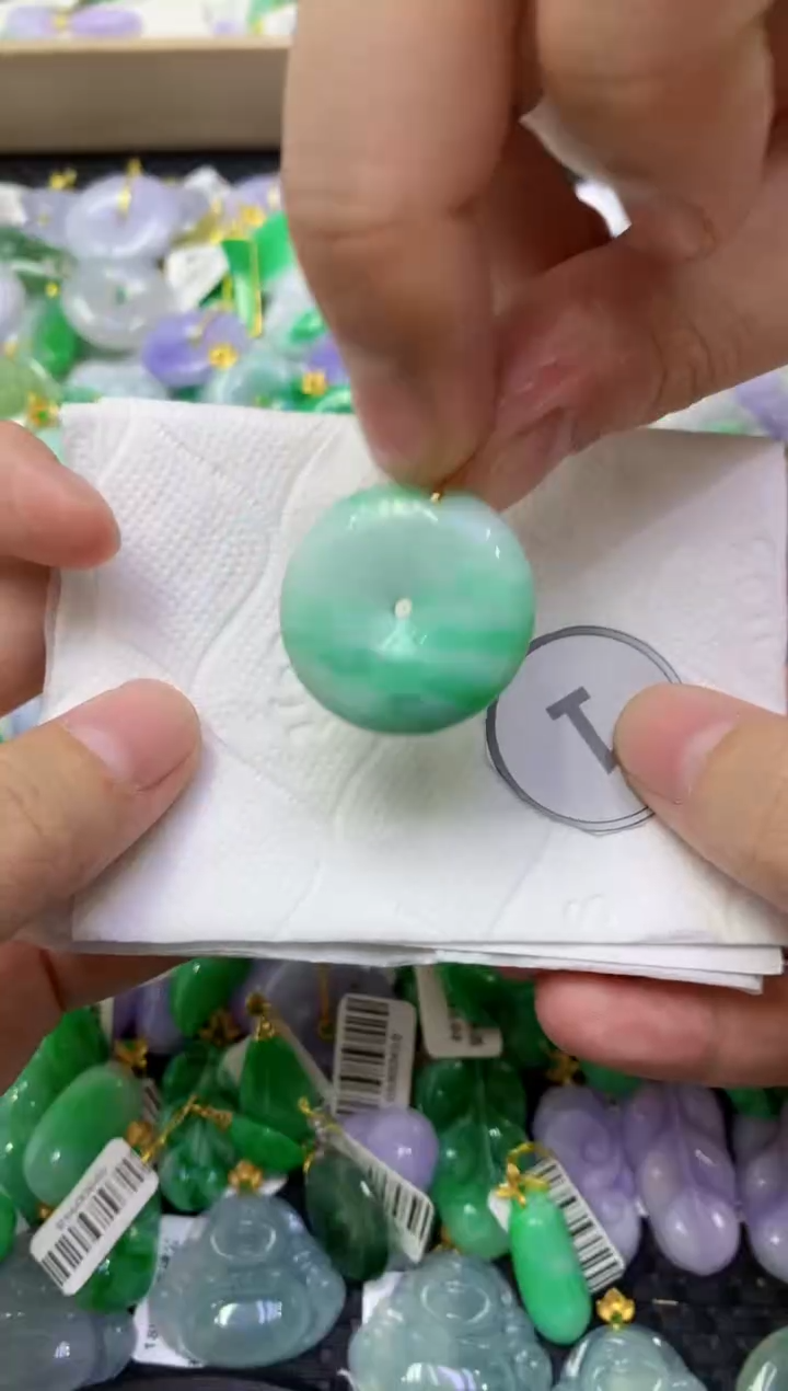 颈饰未镶嵌翡翠天然缅甸翡翠A货