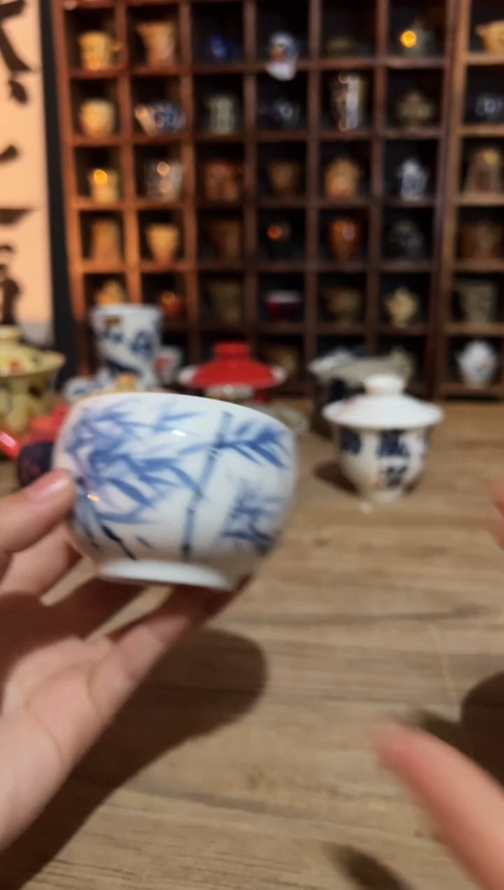 【闪购商品】观云听雨原创手绘茶具