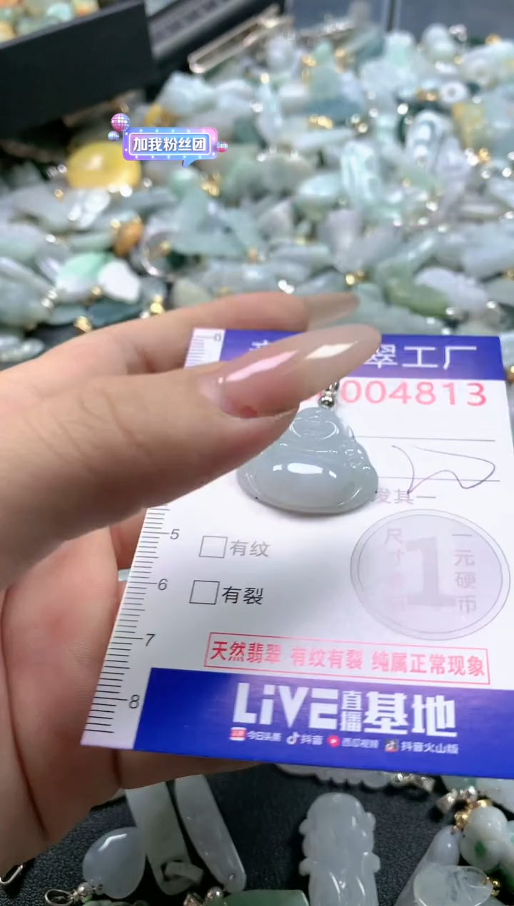 【闪购商品】翡翠吊坠(不含链)未镶嵌4813