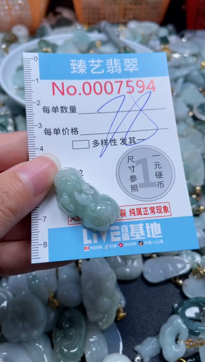 颈饰未镶嵌翡翠7594