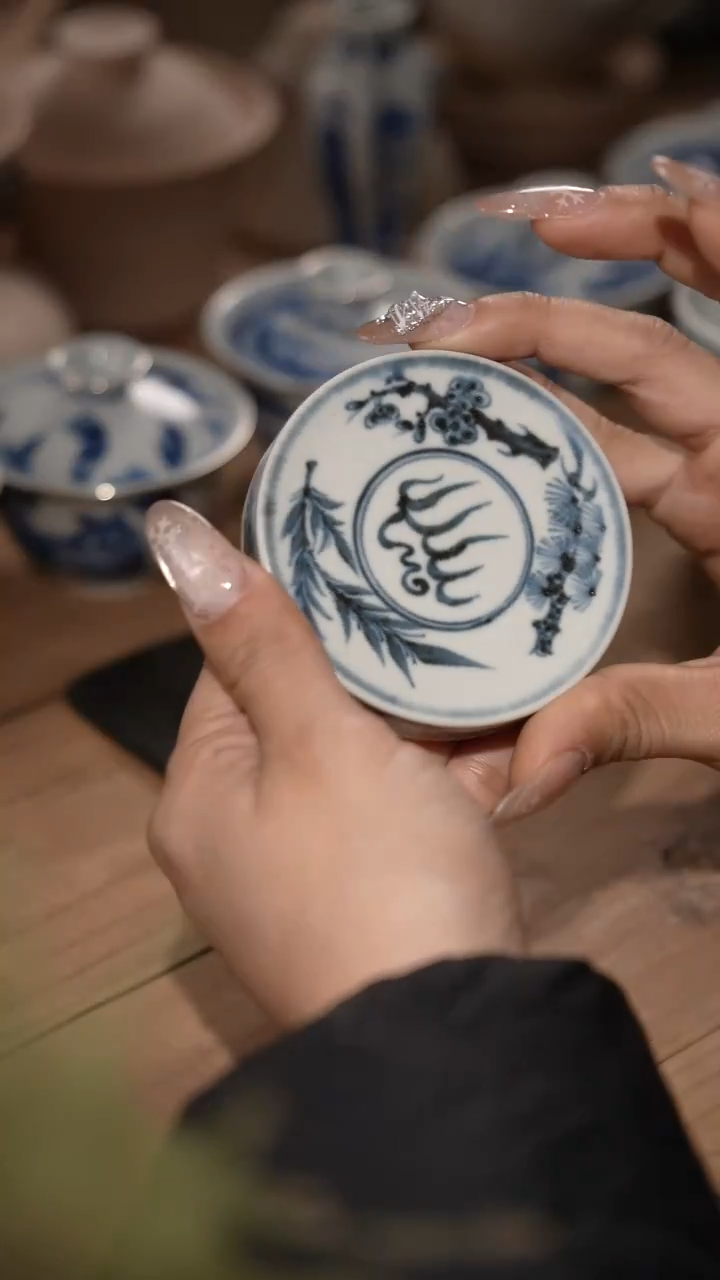 摆件陶景德镇陶瓷摆件盖至