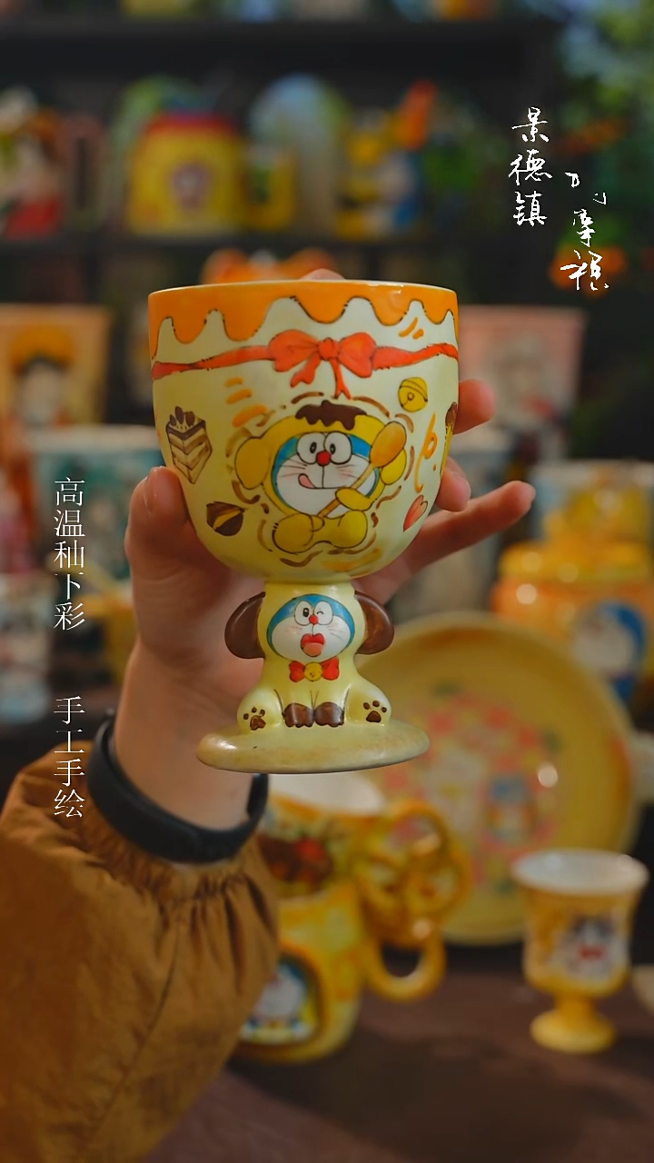 景德镇高温釉下彩纯手工手绘