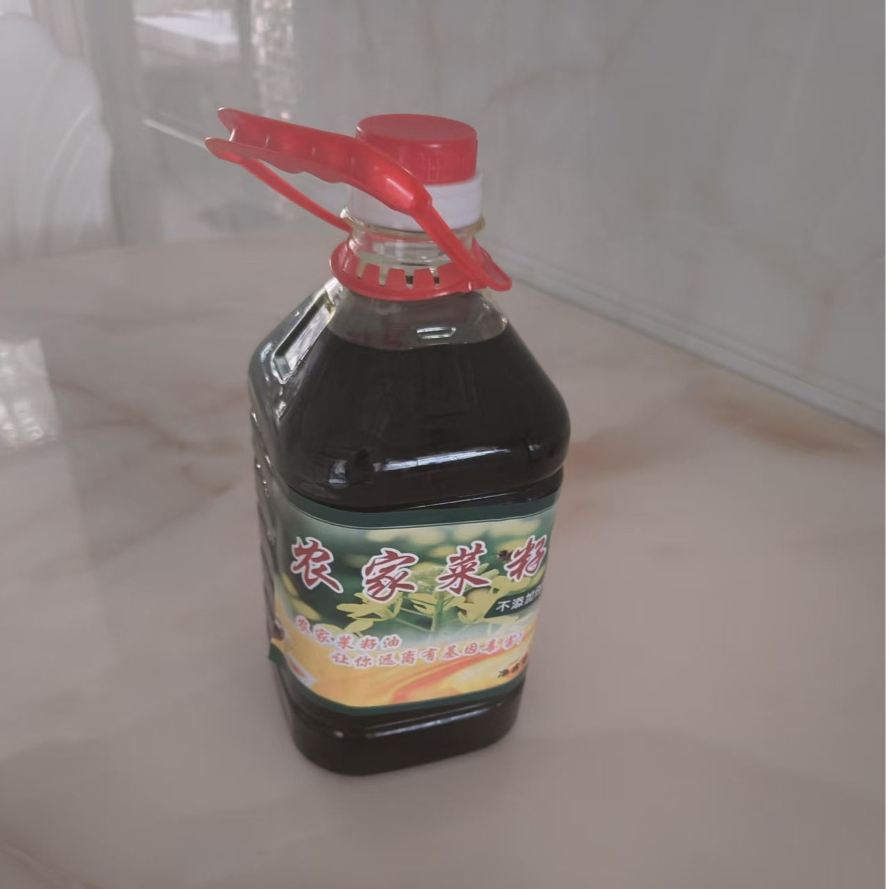 农家自榨浓香纯香菜籽油物理压榨炒菜食用油大桶2.5升