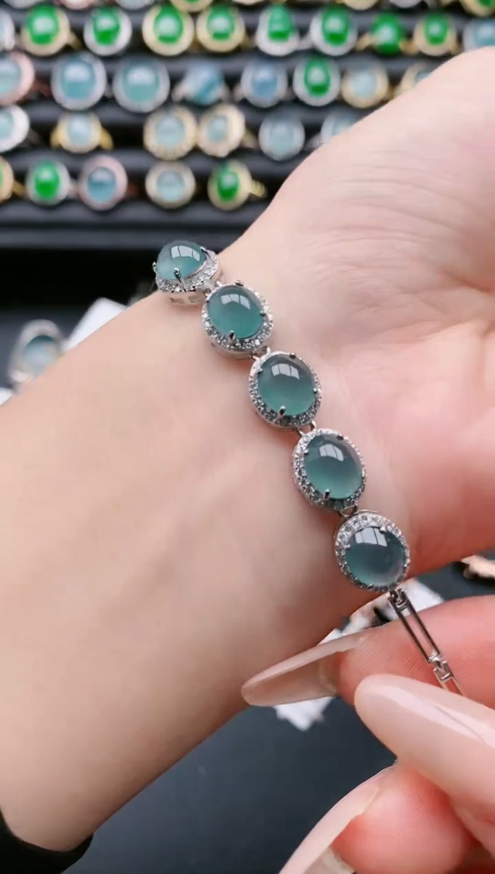 【闪购商品】翡翠戒指银S925镶嵌11111111
