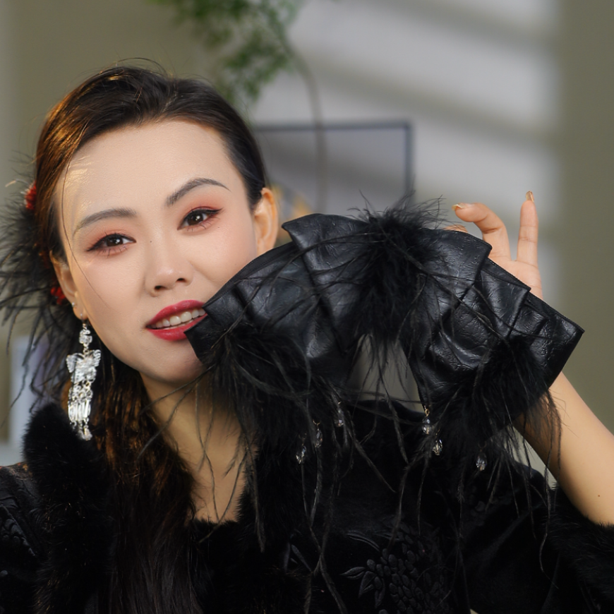 皮质弹簧夹夹子复古宫廷洛丽塔风个性发夹抓夹优雅女日韩A003