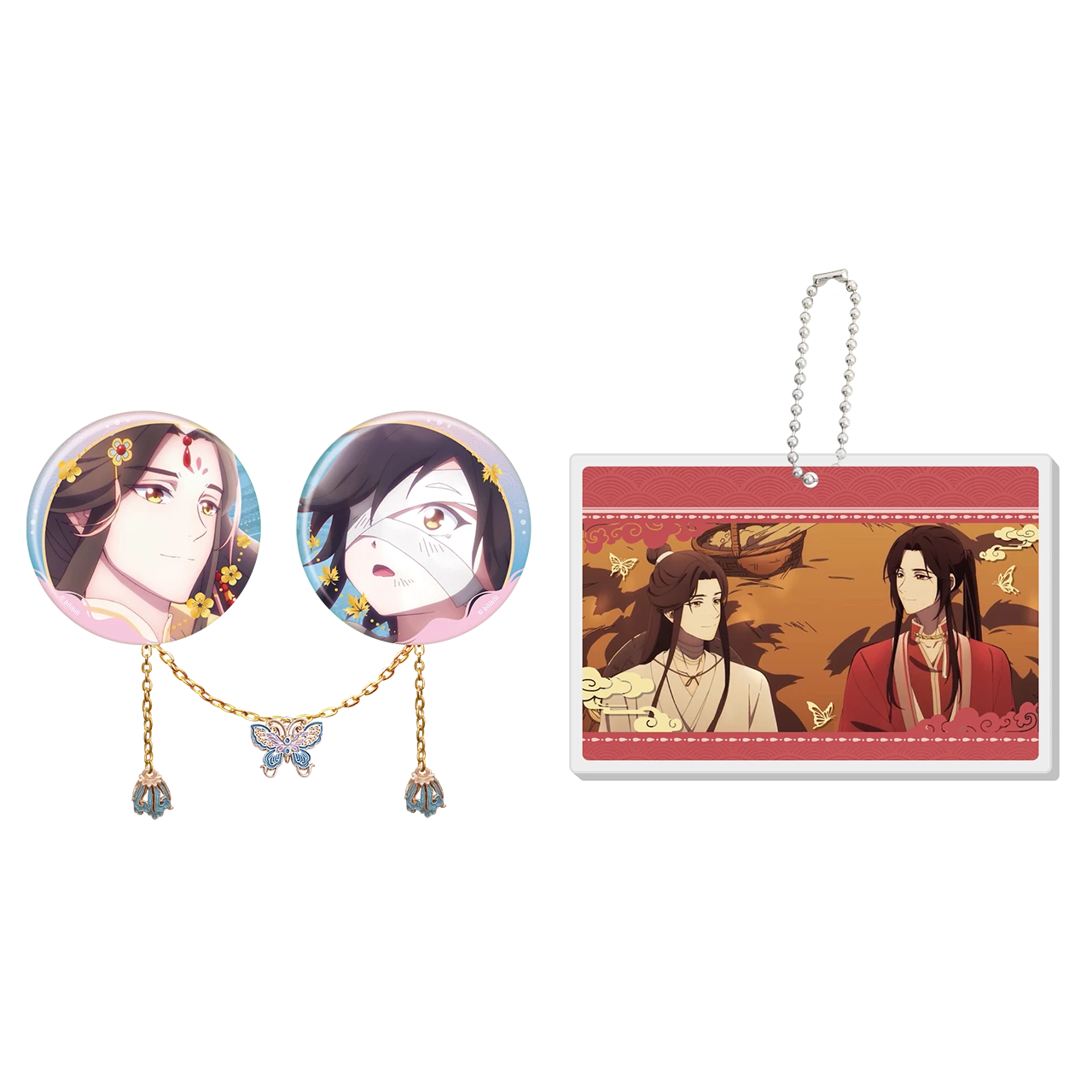 【bilibili预售】集卡社《天官赐福》动画悦世灯华系列周边徽章挂件DB