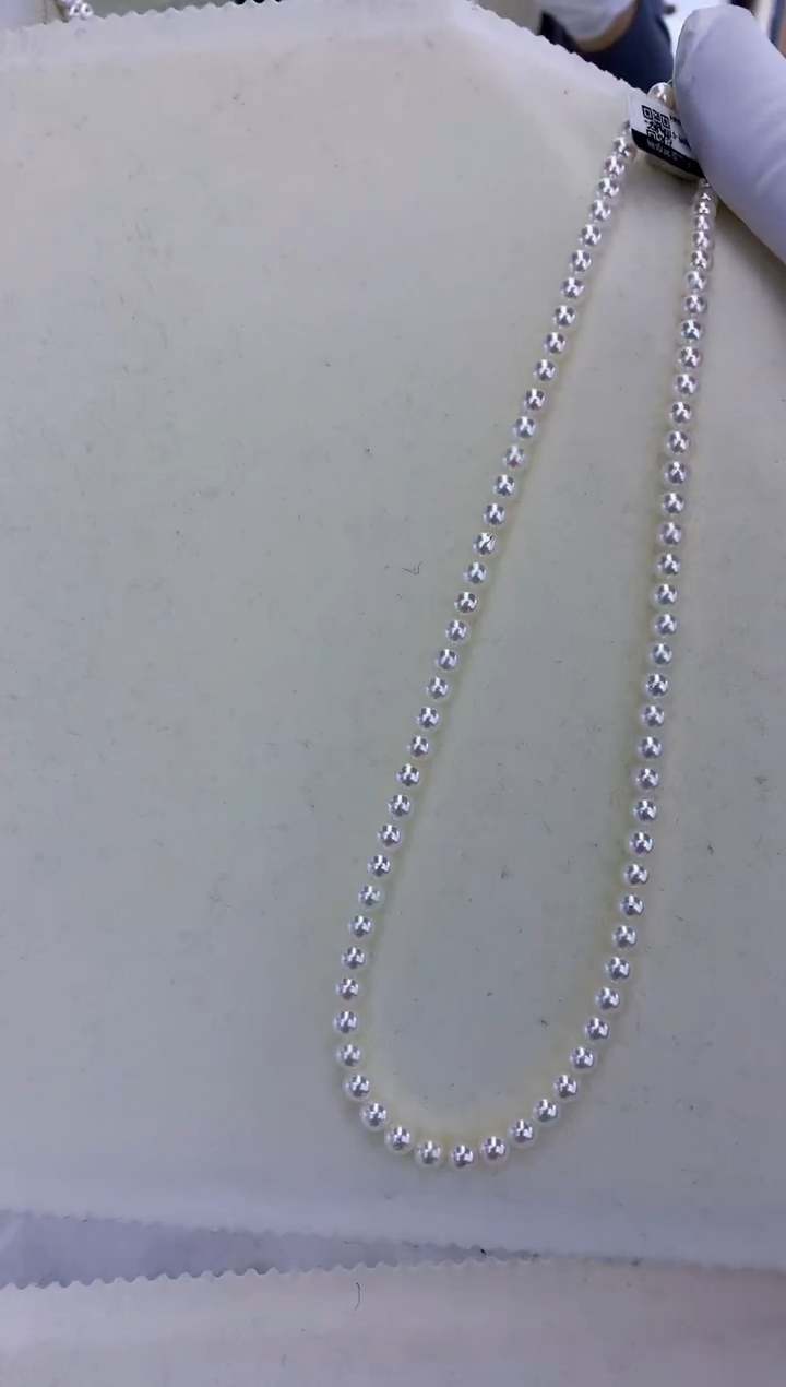 未镶嵌饰品海水珍珠5-6满珠链