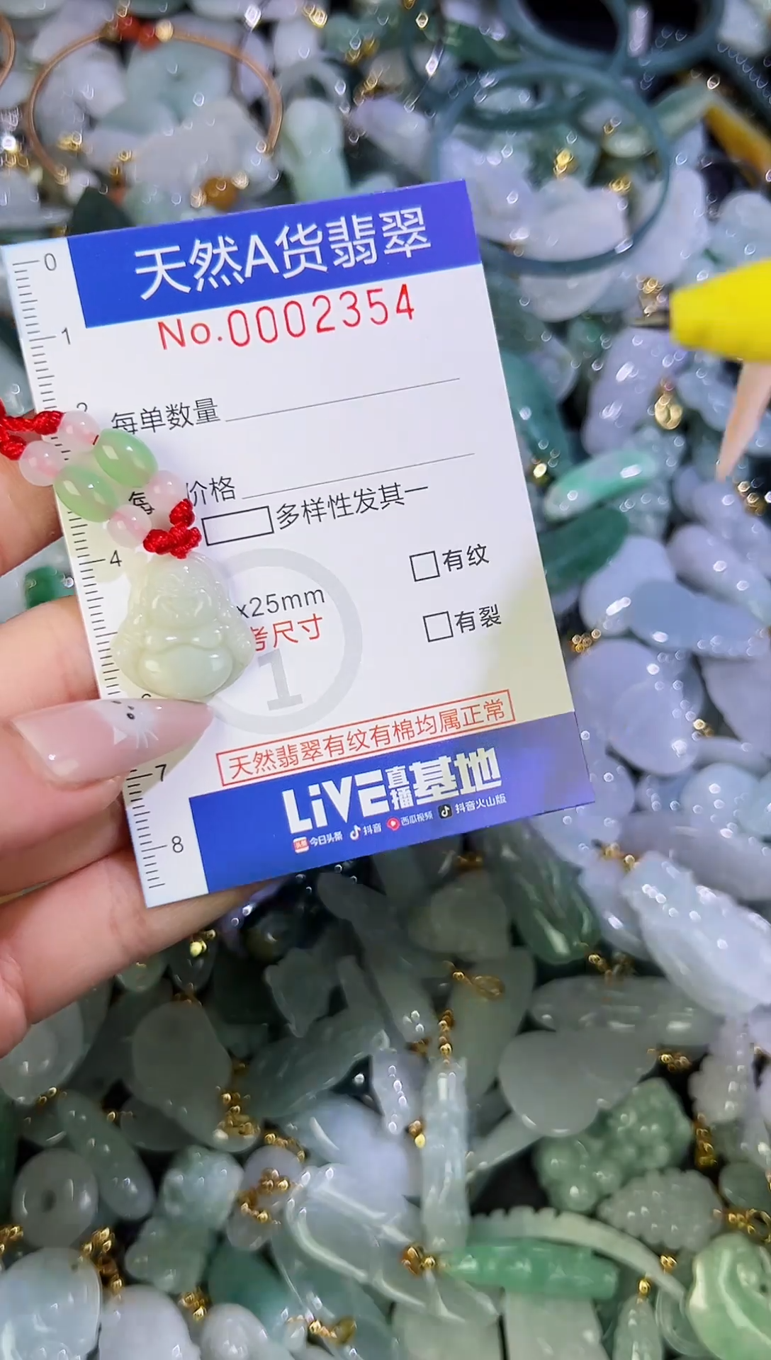 【闪购商品】翡翠颈饰未镶嵌天然翡翠A货