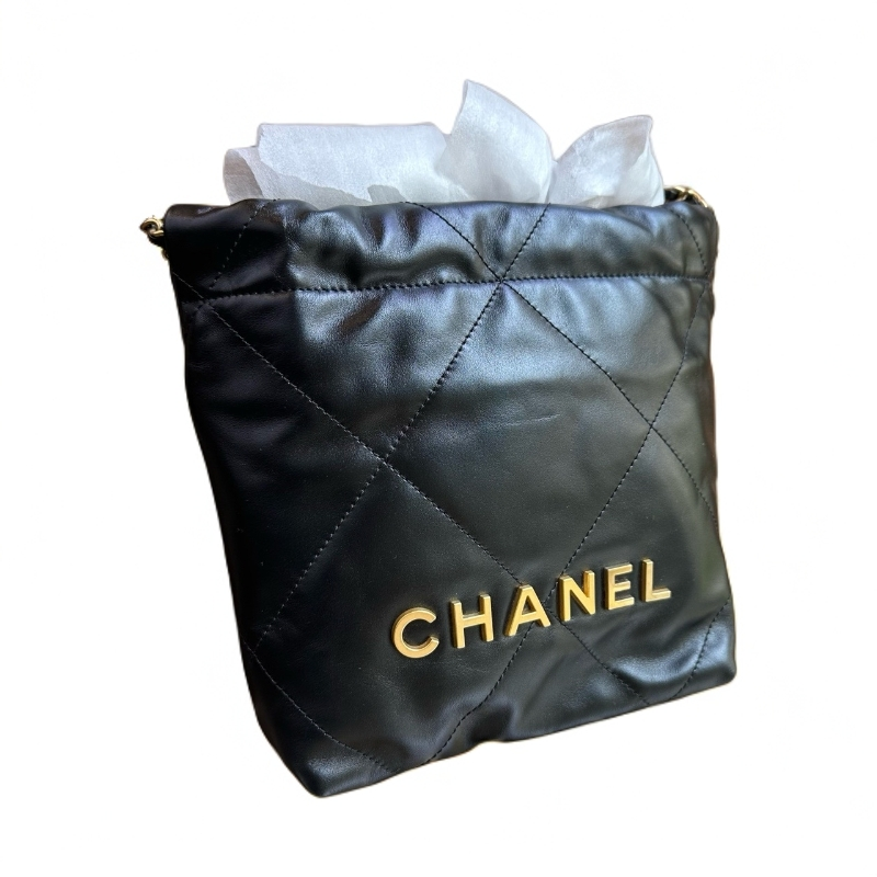 99新 Chanel/香奈儿 23B 水桶包22bag mini垃圾袋/00034