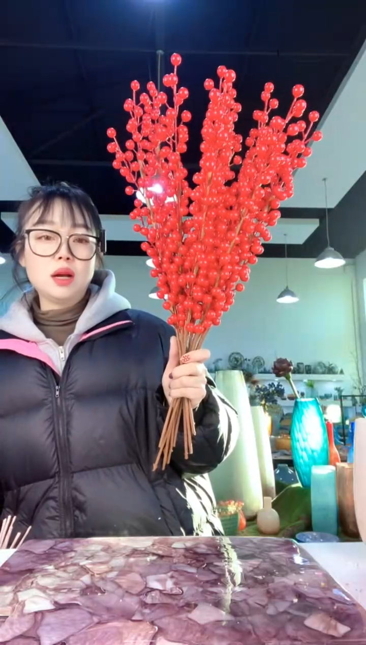 【闪购商品】琉璃慕忆家花瓶10支