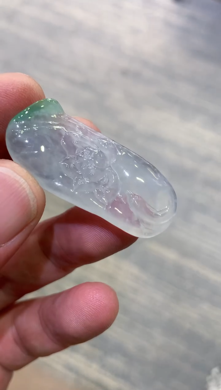 颈饰未镶嵌翡翠天然A货翡翠