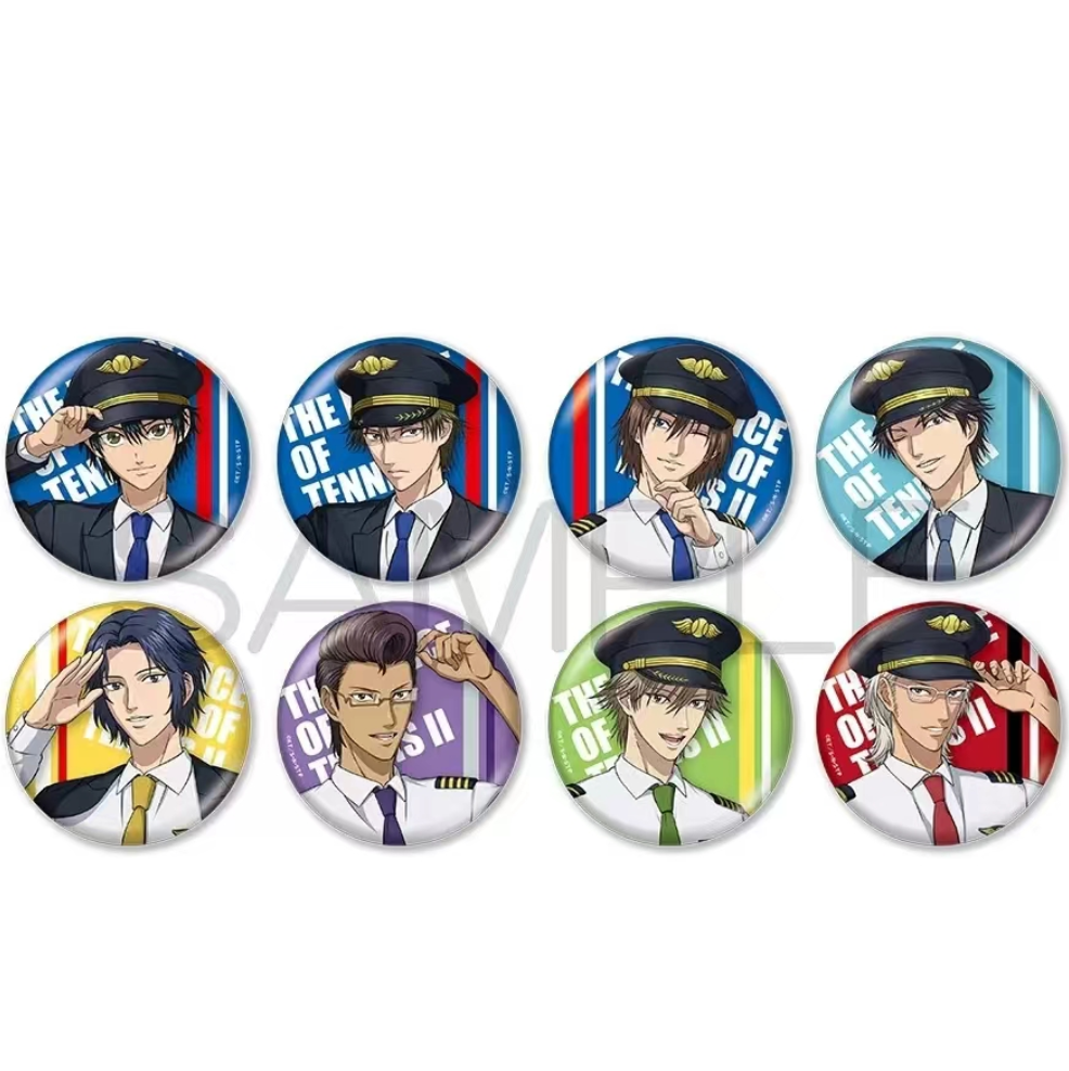 【代拆】网球王子 飞行员系列徽章