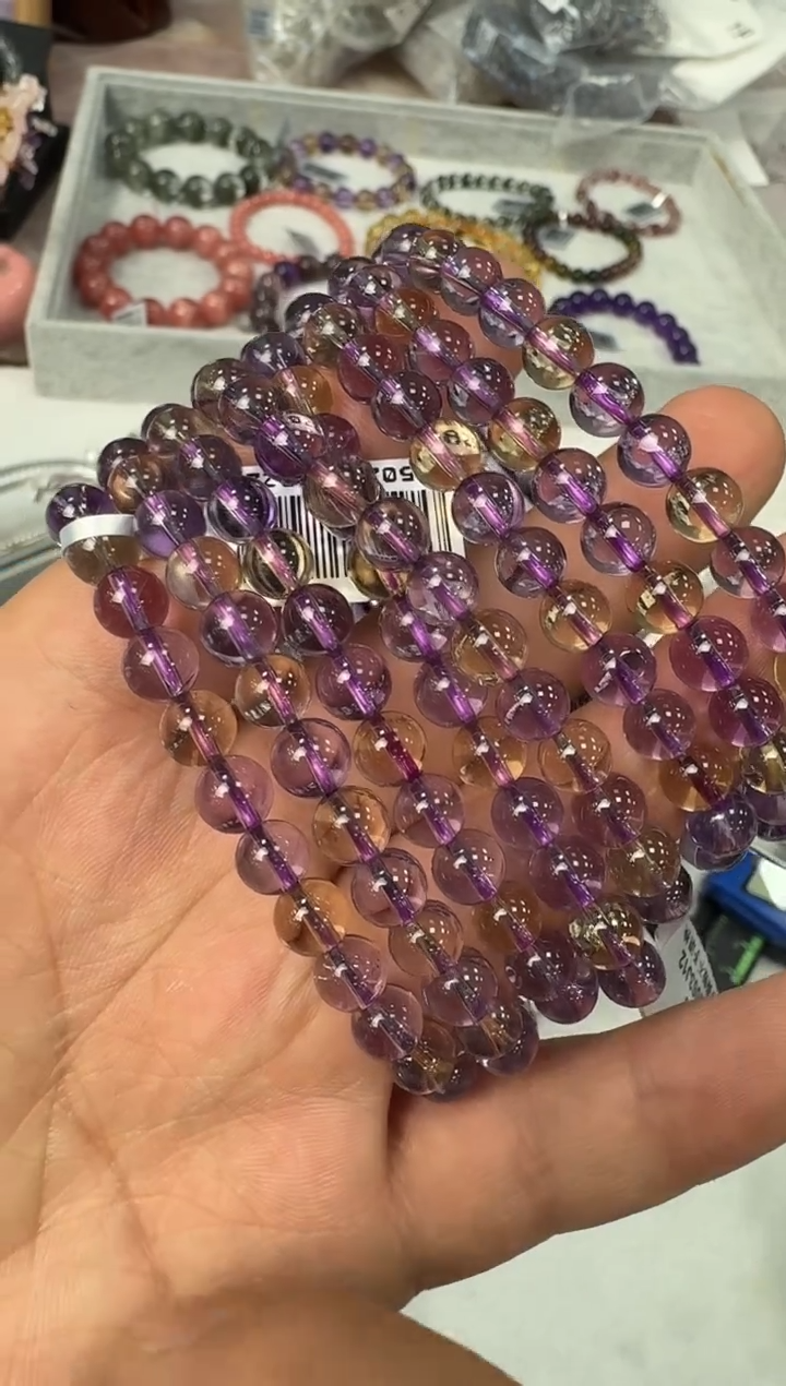 【闪购商品】水晶手链未镶嵌GD4529约6mm多样性发一件