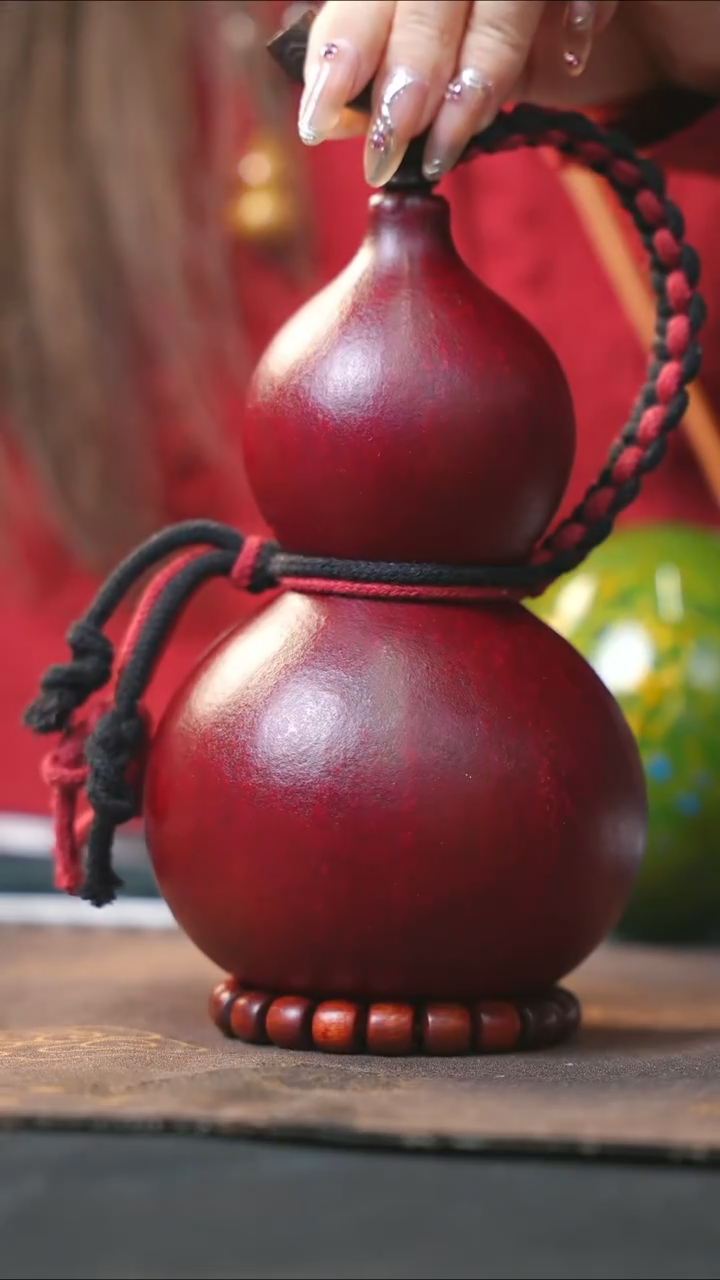 【闪购商品】WZ158大漆酒葫芦不包手串及旋转底座