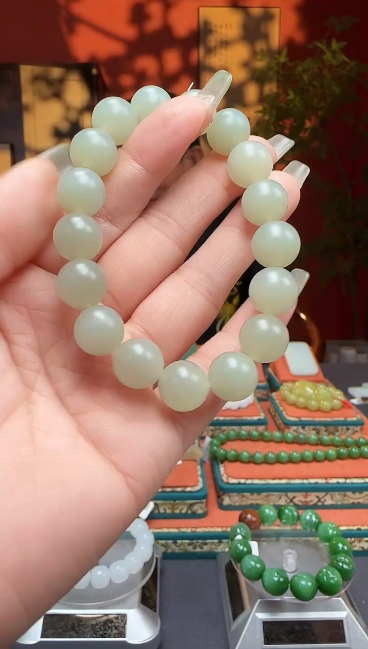 【闪购商品】和田玉手串未镶嵌手串12