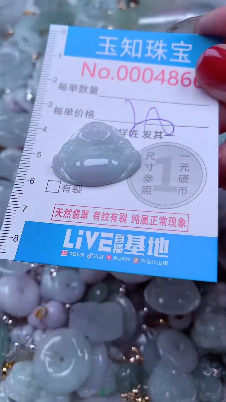 吊坠(不含链)未镶嵌翡翠4866