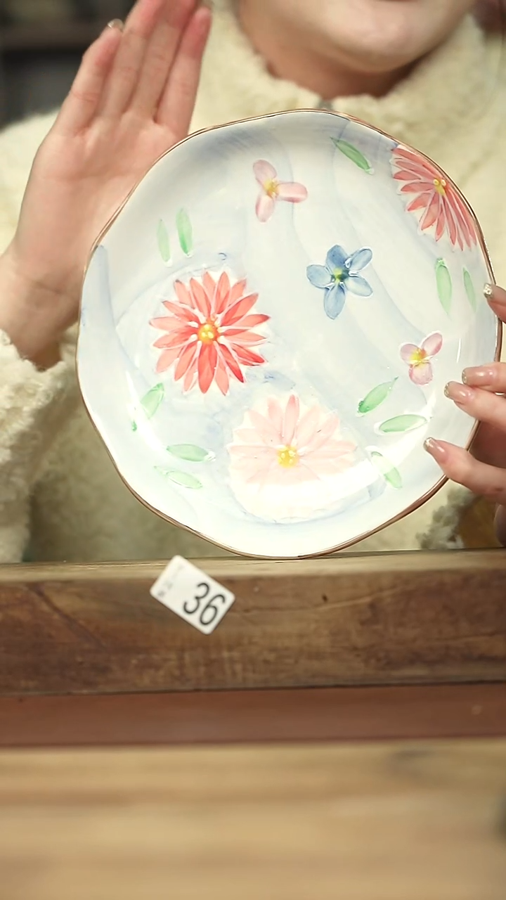 设计师手作款 茶点盘