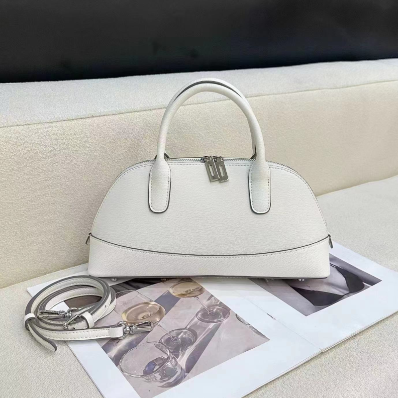 【特特甄选】XKY-3200-白色棕气质休闲时尚百搭经典通勤肩包