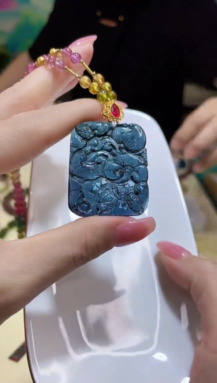 【闪购商品】碧玺颈饰18K金镶嵌@@ZY40910102