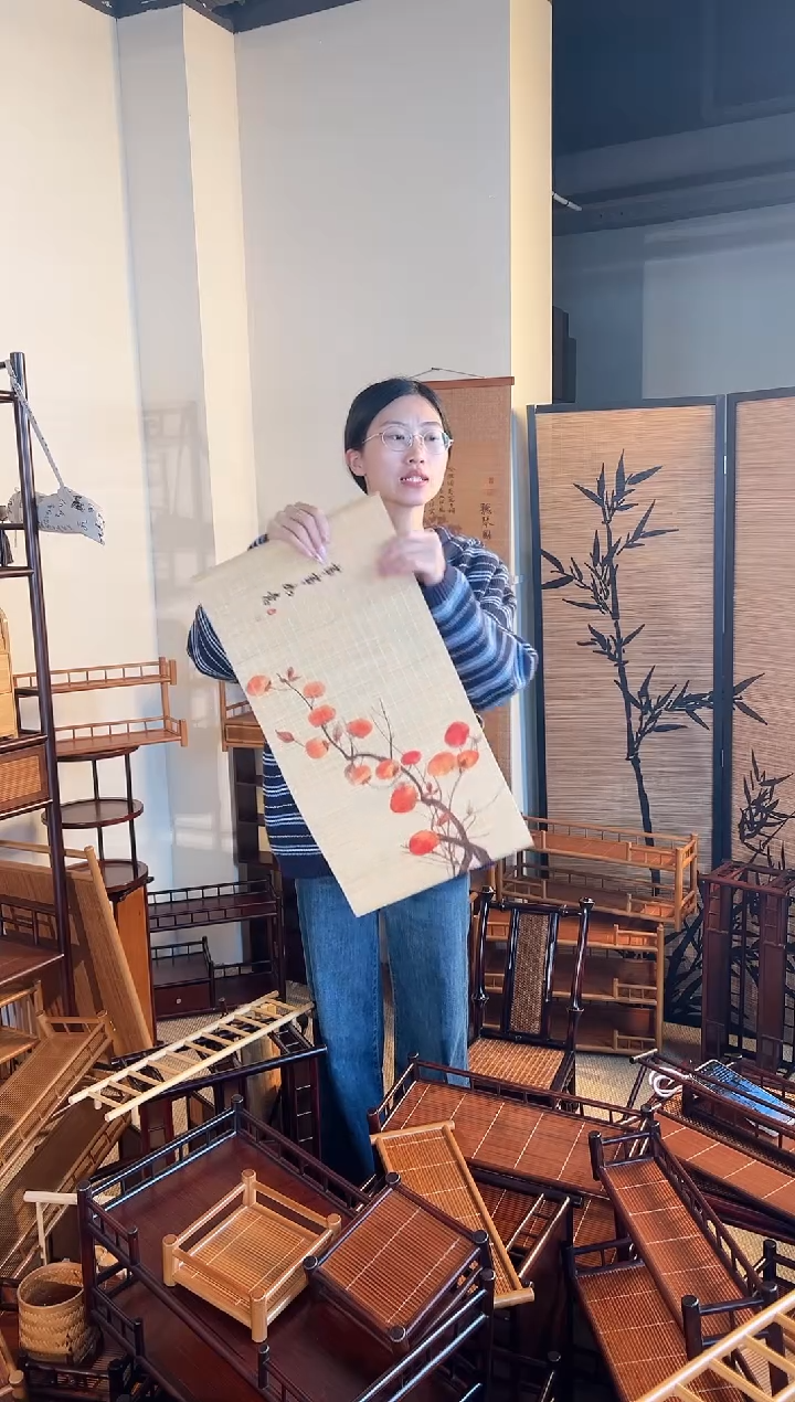 小柿柿如意 精品细竹丝茶席