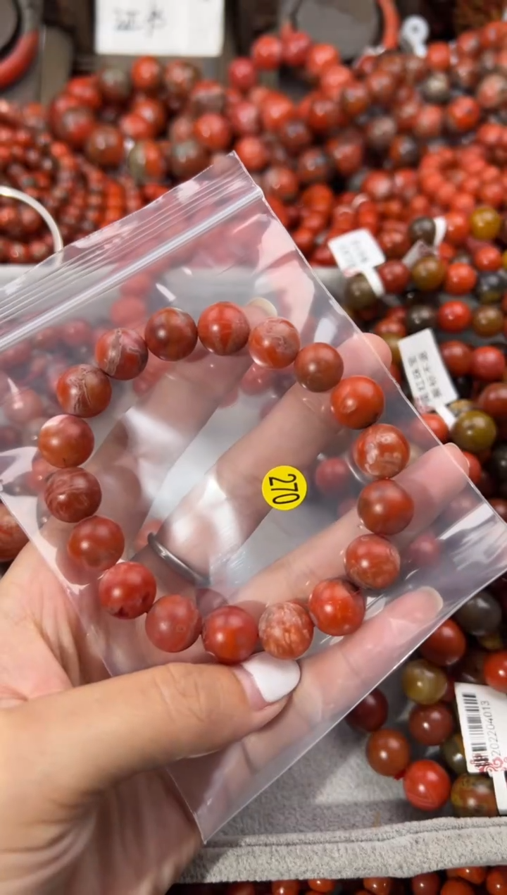 未镶嵌手串南红玛瑙12+