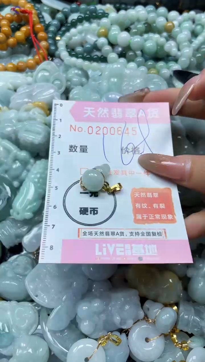 翡翠未镶嵌颈饰闪购0200645