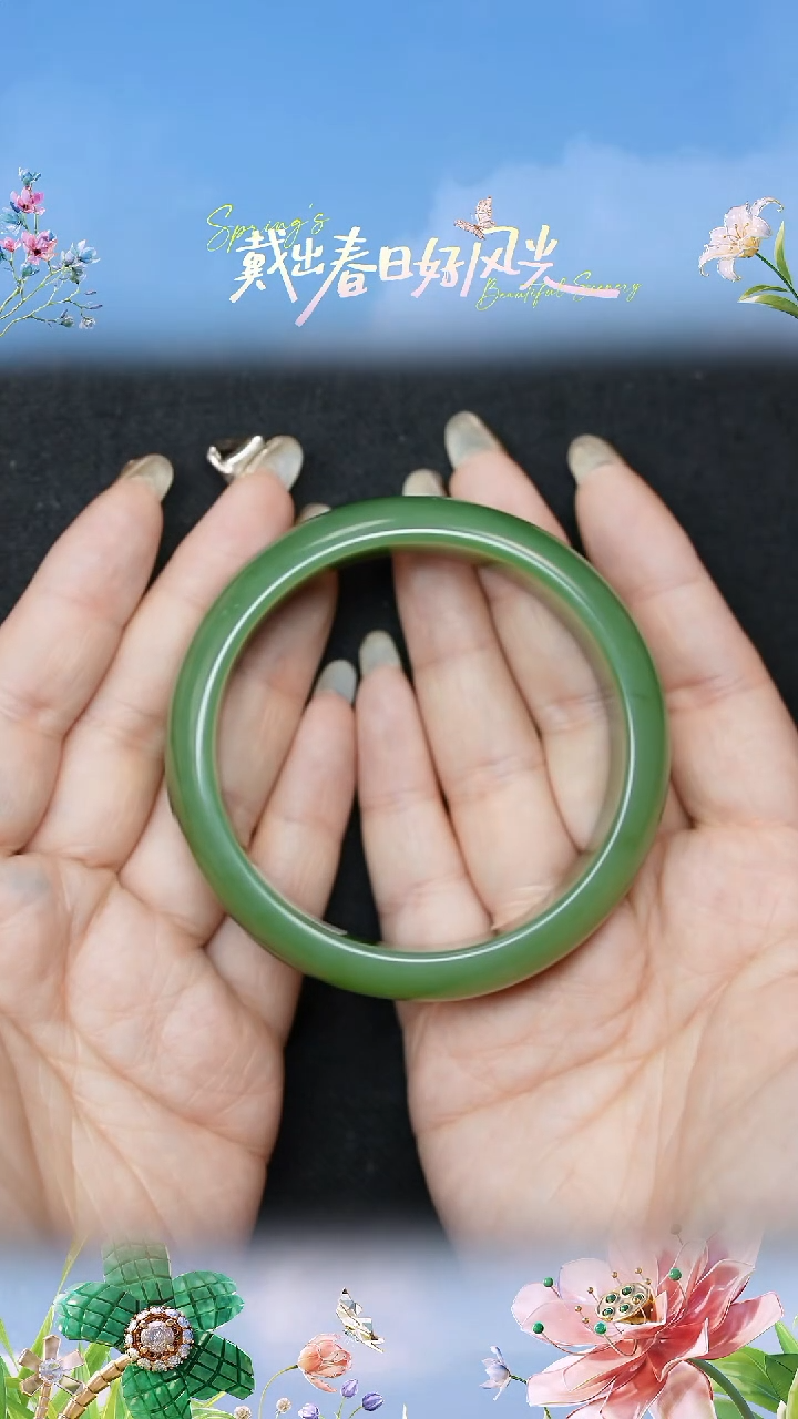 和田玉手镯未镶嵌BY0424FXH003