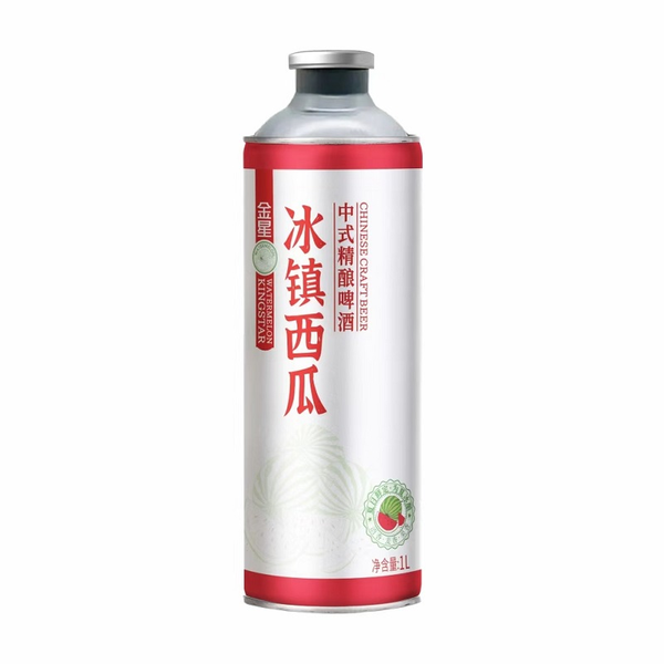 金星冰镇西瓜中式精酿啤酒 1L