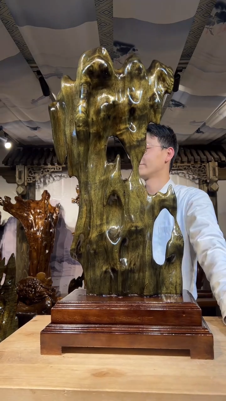 【闪购商品】金丝楠金丝楠小叶桢楠摆件75-37-23