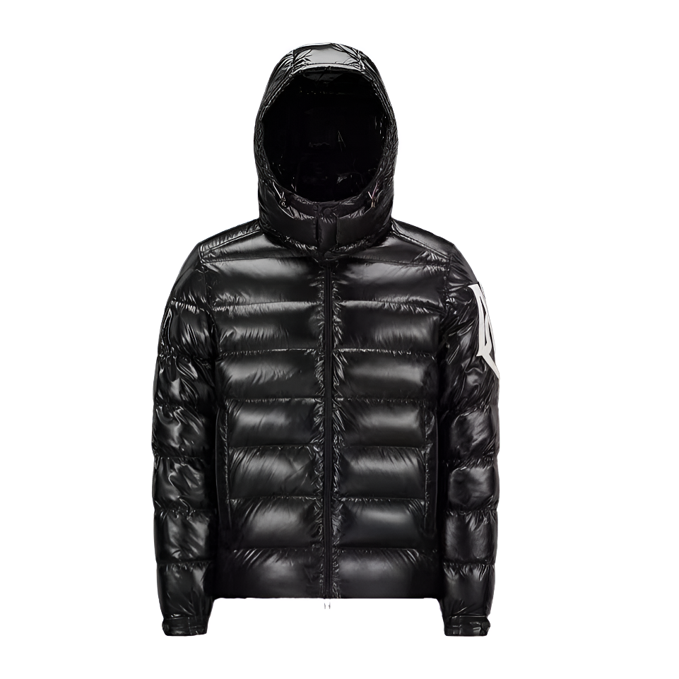 全新未使用 MONCLER Saulx蒙口纯色连帽短款羽绒服