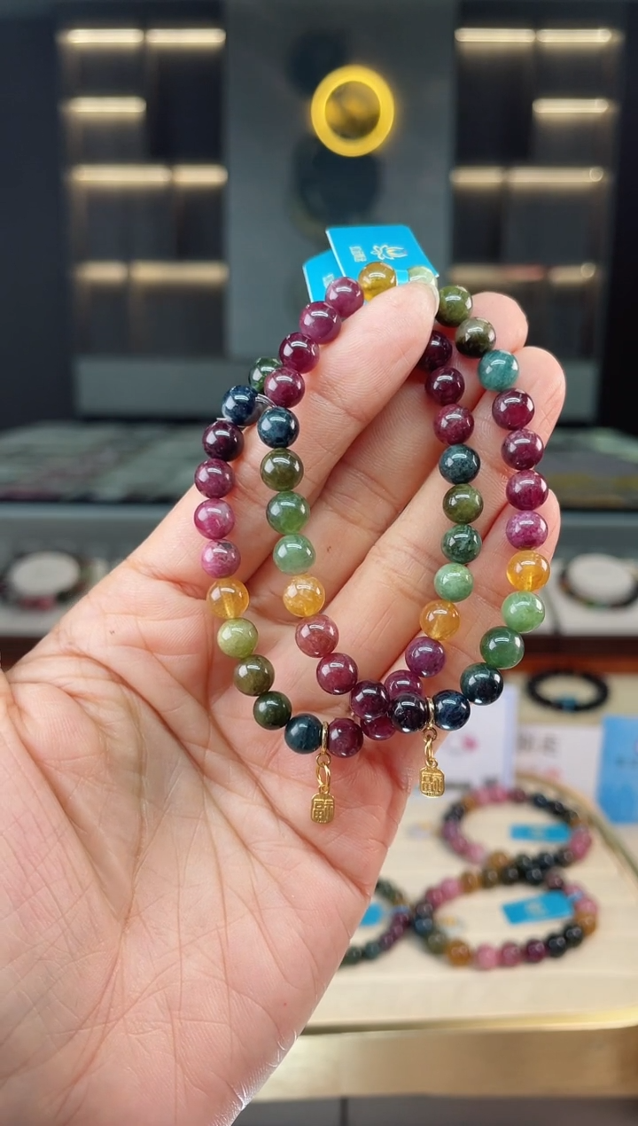 【闪购商品】碧玺单圈手串未镶嵌（多样性发一条）Q 