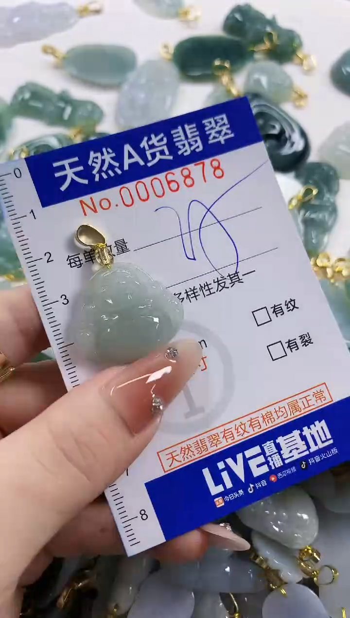 颈饰未镶嵌翡翠天然A货翡翠