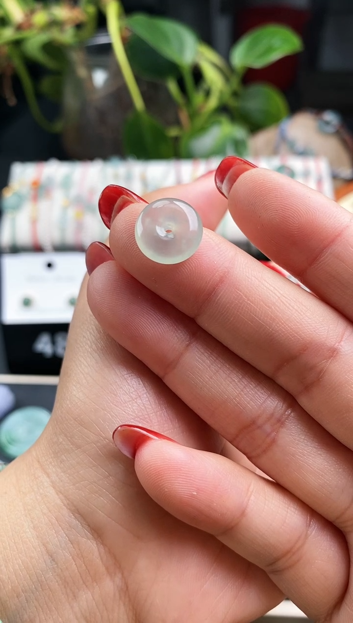 【闪购商品】翡翠戒指未镶嵌平安扣