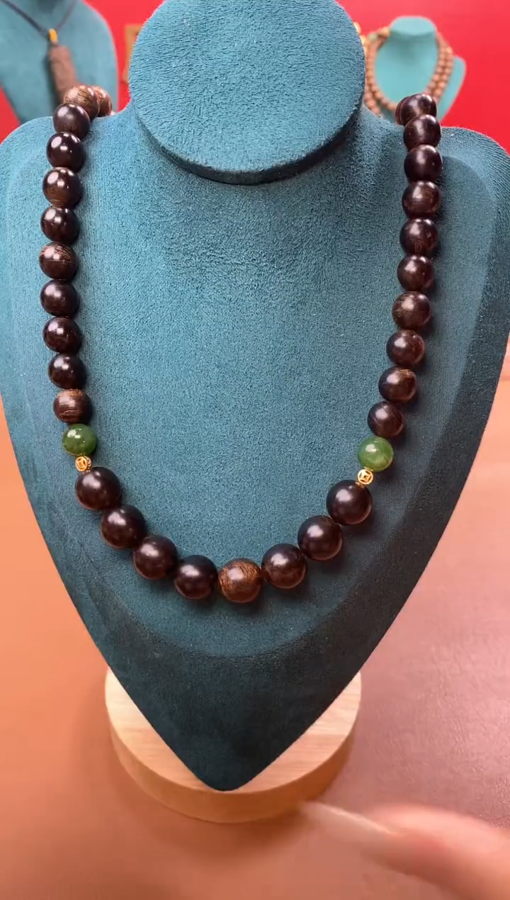 【闪购商品】沉香手串Y沉水越南顺化帝王紫棋楠10塔链设计款