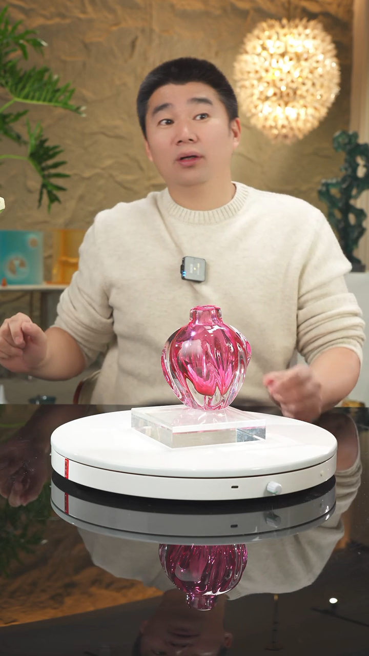 【闪购商品】摆件福利金红花瓶香薰瓶