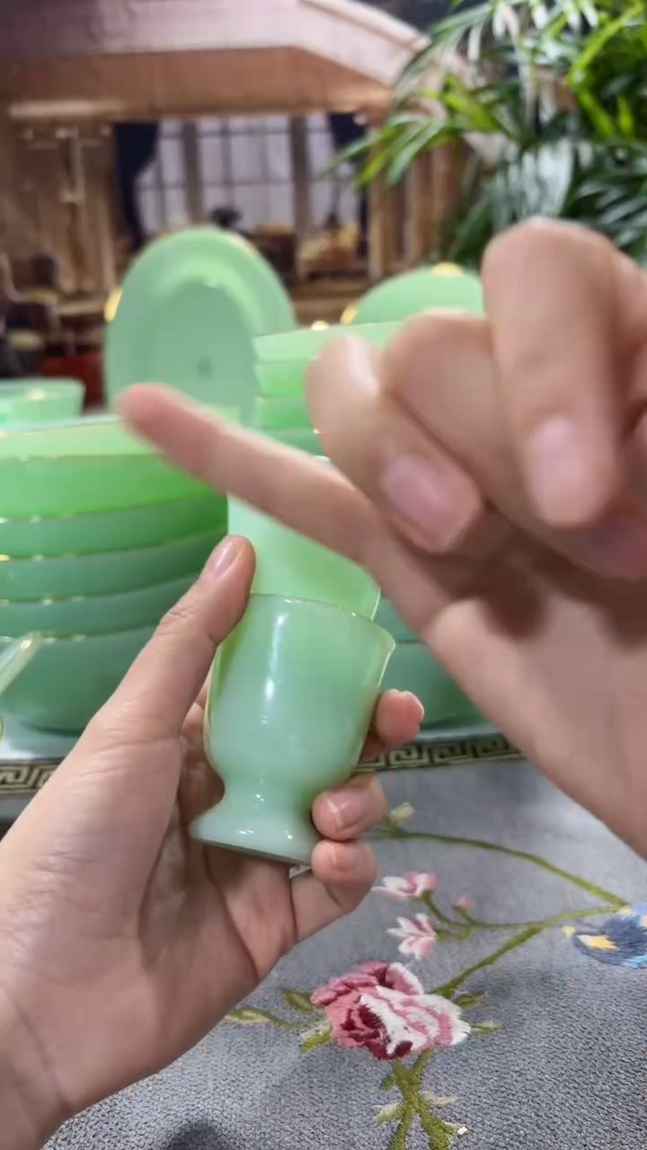 【闪购商品】...玉瓷酒杯6个  【贝美】  