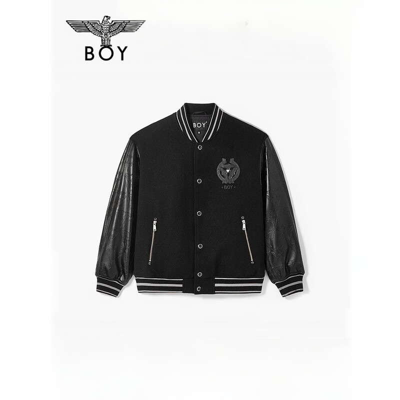 BOY LONDON2025年冬新款棉服男女同款保暖棉衣潮流压花外套N29018