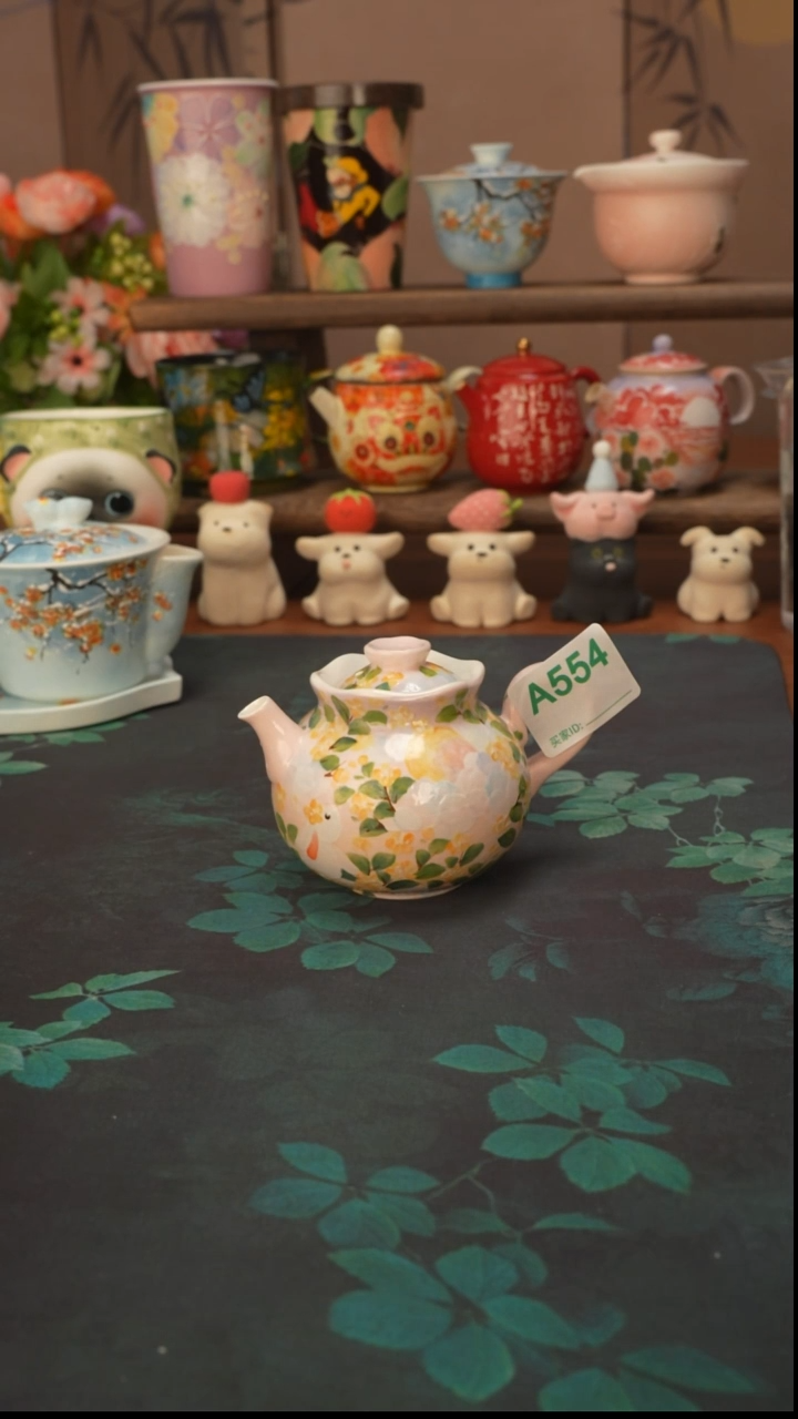 石一   桂花兔壶554