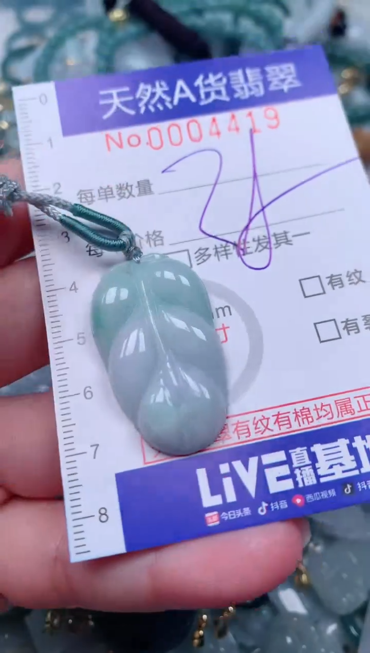 【闪购商品】翡翠颈饰未镶嵌00004419