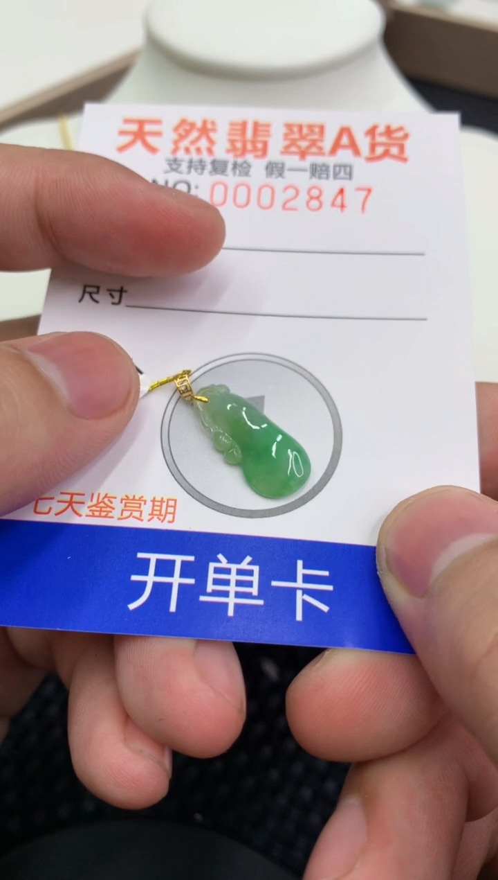 【闪购商品】翡翠颈饰18K金镶嵌11111111111