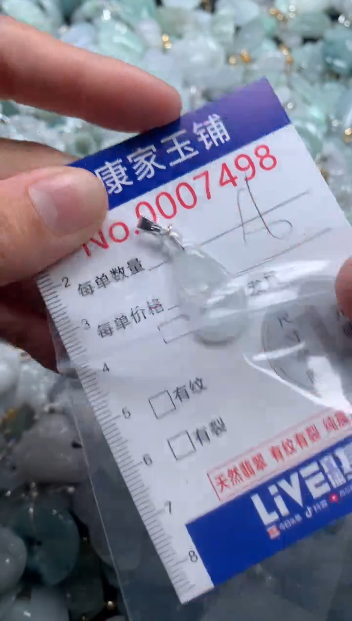 颈饰未镶嵌翡翠7498