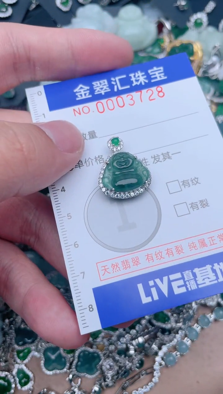 【闪购商品】翡翠颈饰未镶嵌3728.....1