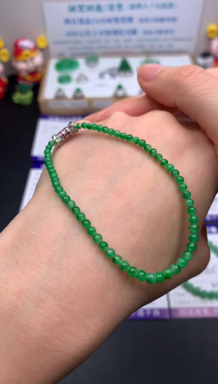 【闪购商品】定制翡翠18K金镶嵌模式推广期24小时鉴赏期