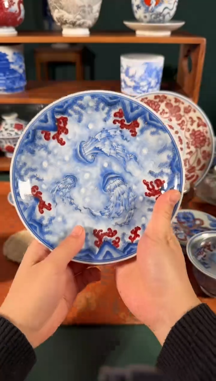 【闪购商品】杯永明尚玩水母壶承