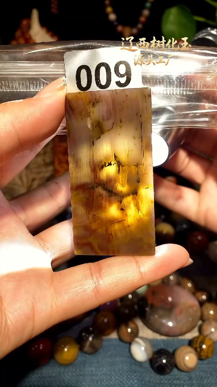 未镶嵌-硅化玉天然北票硅化玉吊坠