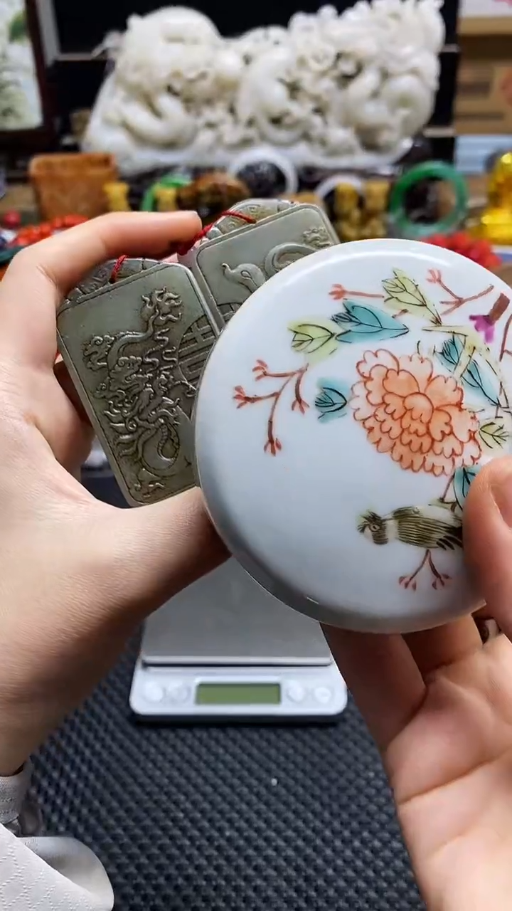 【闪购商品】瓷片瓷片瓷器 摆件1个