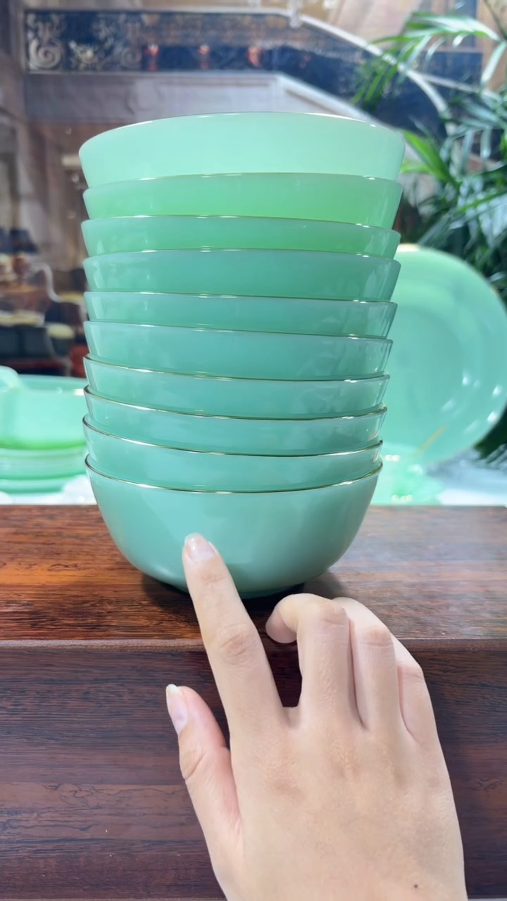 【闪购商品】...5.5英寸玉瓷碗10个口径13.8厘米